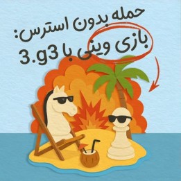 حمله بدون استرس: بازی وینی با 3.g3 | آموزش FM Michel Coto