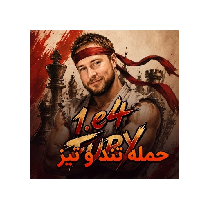دوره 1.e4 Fury | آموزش فهرست گشایشی تهاجمی سفید